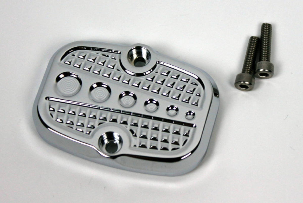 ChromeEO Rear Brake Master Cylinder Cover for Harley Touring, Show