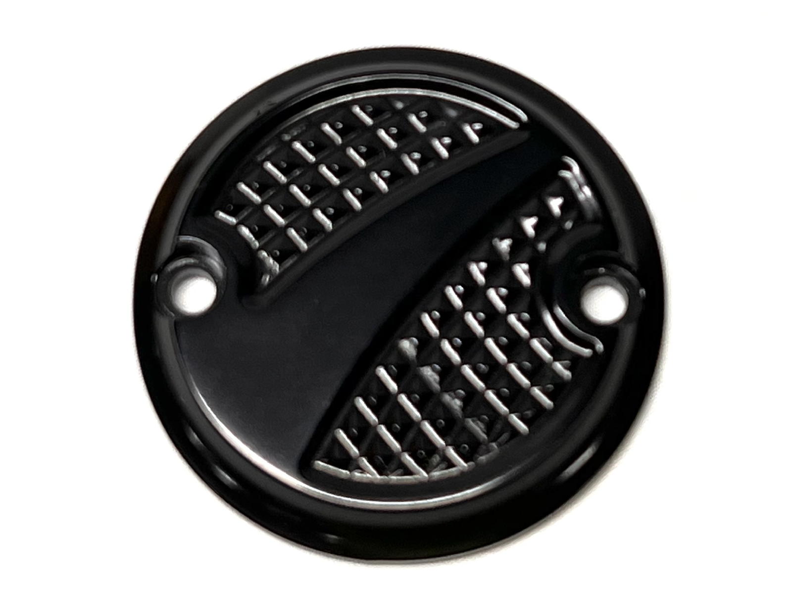 [#1200-30] Chrome-E-O: 2 Hole M8 Points Cover, ALL Black - JH CHOPPERS ...